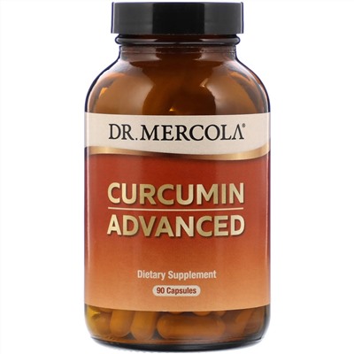 Dr. Mercola, Усовершенствованная формула куркумина, 90 капсул
