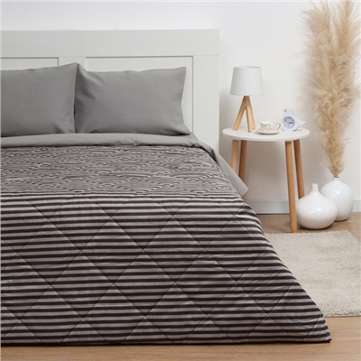 Покрывало евро LoveLife Strip, 200×210±5 см, новосатин