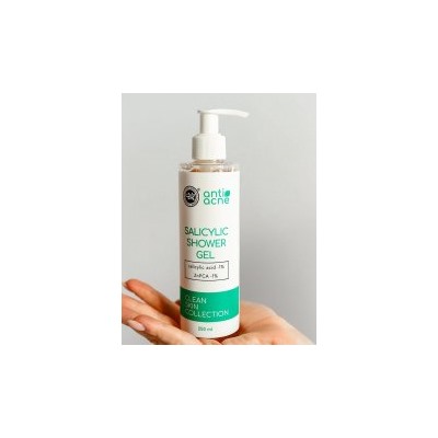 Салициловый гель для душа anti-acne для проблемной кожи CLEAN SKIN COLLECTION