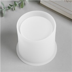 Молд силиконовый «Подсвечник цилиндр» 10×10×8.7 см