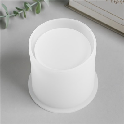 Молд силиконовый «Подсвечник цилиндр» 10×10×8.7 см