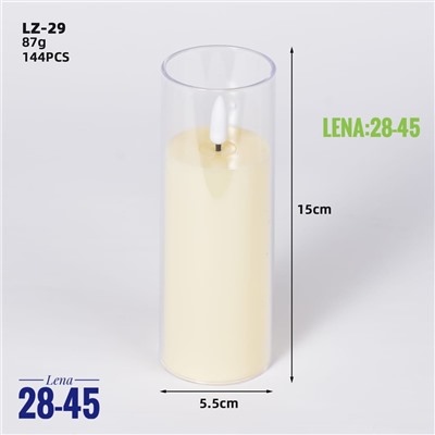 Светодиодные беспламенные мерцающие свечи