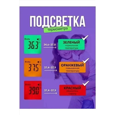 Термометр бесконтактный 60745 НАТАЛИ, 1088373