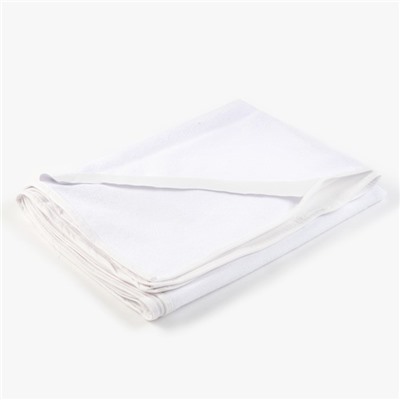 Наматрасник (мулетон), 60×140 см, махра, белый