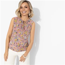 Блуза с цветочным принтом, Легкое настроение (яркая)