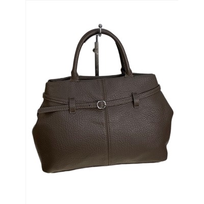 Женская сумка из искусственной кожи, цвет коричневый