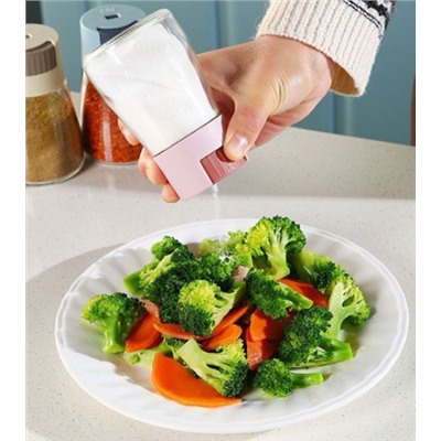 Баночки с кнопочным дозатором для сыпучих, 1 шт.