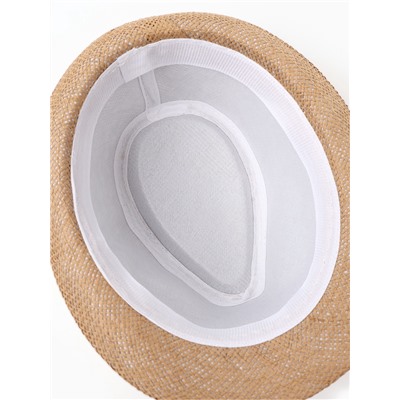 Шляпа мужская MINAKU «Пляж», размер 58, коричневая