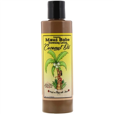 Maui Babe, Amazing Browning Lotion with Coconut Oil, 8 fl oz (236 ml)