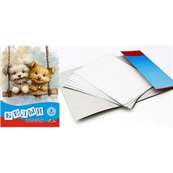Набор картона белого А4   8л "Маленькие друзья" 200гр/м2 С0019-48 АппликА