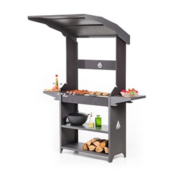 Мангал Professional Standart Roof PSR3000, 158.2×102.6×201 см, 3 мм, полки, с крышей