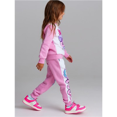 Комплект трикотажный для девочек: толстовка, брюки