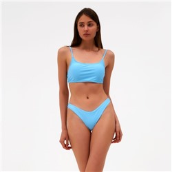Плавки купальные женские MINAKU бикини, цвет голубой, размер 48