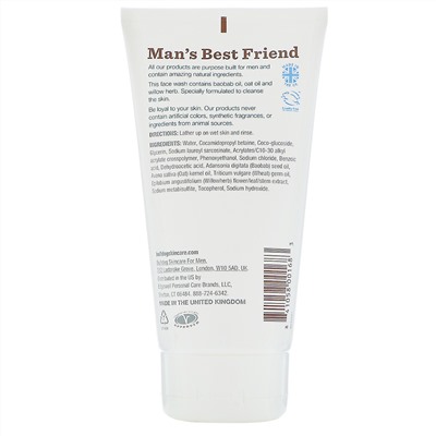 Bulldog Skincare For Men, Средство для умывания лица с чувствительной кожей, 150 мл