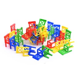 Настольная игра "Балансирующие стульчики" (36 шт) в пакете