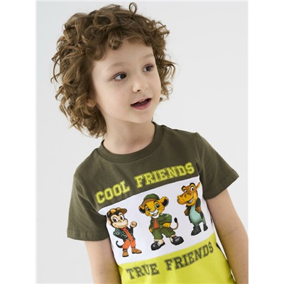 Комплект трикотажный для мальчиков: фуфайка (футболка), шорты