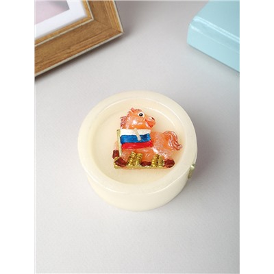 Свеча Россия Лошадь 3х7,5 см /  M-156-5 /уп.108/Символ года 2026