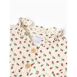 Рубашка для девочки Крошка Я, рост 86-92 см, бежевая