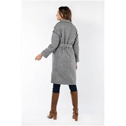 01-09407 Пальто женское демисезонное (пояс)