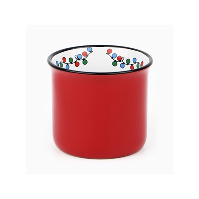 Кружка керамическая, новогодняя «Гирлянда», 450 мл