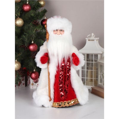 Фигурка Дед Мороз 40 см / 19A603-16 /уп 18/музыкальный