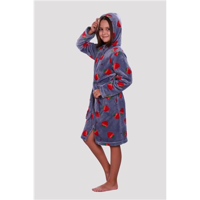 Пушинка - халат клубнички