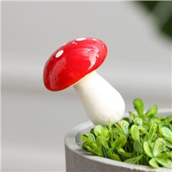 Топперы для творчества TAKE IT EASY «Грибочек мухоморчик», набор 20 шт., в цветы, кашпо, 4.5×3 см