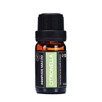 Эфирное масло «Цитронелла», 10 мл, в тубусе