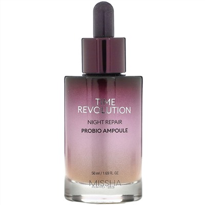 Missha, Time Revolution, Night Repair Probio Ampoule, 1.69 fl oz (50 ml)