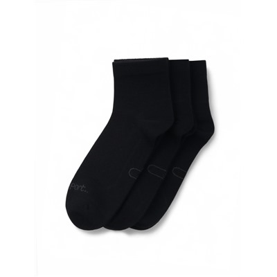 Носки мужские спортивные с компрессией 3 пары Resport, размер 42-45, чёрные