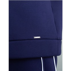 Худи среднего объема из эластичного футера трехнитики c начесом