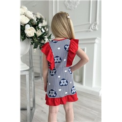 Платье 5108 детское (Синий)