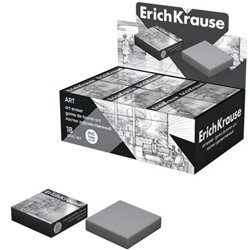 Ластик-клячка EK60789 Art а картоне, серый 40х35х12 мм ErichKrause