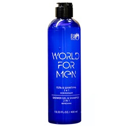 Гель&Шампунь 2в1 Освежающий, 400 мл