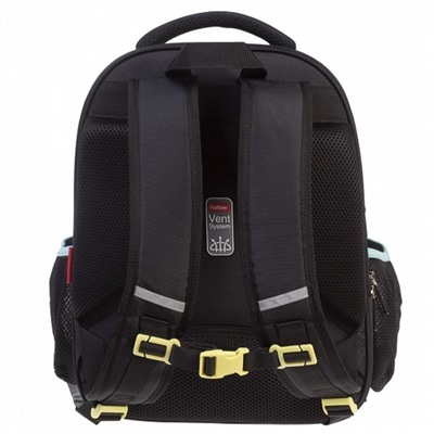 Рюкзак каркасный Hatber Ergonomic Plus, Start game, 38×29×18 см, чёрный NRk_85048