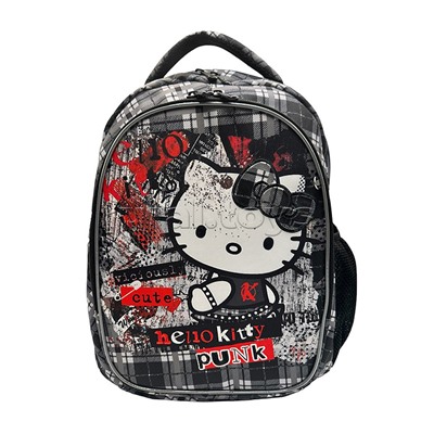 Рюкзак облегченный Hello Kitty с анатомической спинкой, 2 отделения на молнии, р-р 40*32*16 см