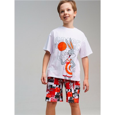 Комплект трикотажный для мальчиков: фуфайка (футболка), шорты