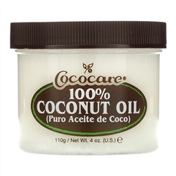 Cococare, 100% Кокосовое масло, 4 унции (110 г)