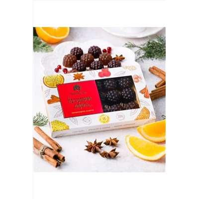 Мармелад "Настроение дарить" ассорти (глинтвейн, апельсин, имбирь) 210г ЭКОПРОДУКТЫ, 1183517