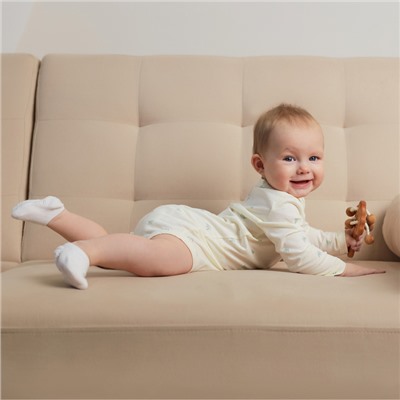 Боди детское MINAKU, рост 80-86 см, молочное