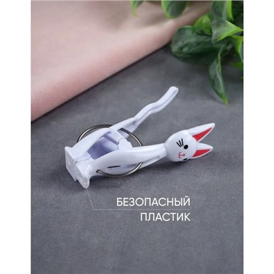 Прищепки для белья «Коты», 7×2×4 см, 4 шт., белые