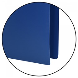 Папка скоросшиватель пластиковая непрозрачная синяя 0,5мм NC4055B inФОРМАТ