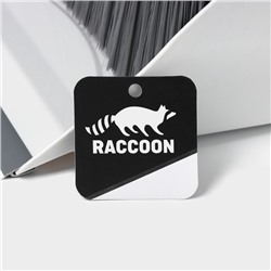 Щётка для пола Raccoon: совок 28×27×89 см, щётка 23×94 см, белая