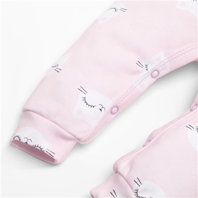 Комбинезон Крошка Я «Киса», рост 86-92 см, цвет розовый