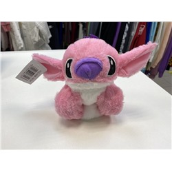 Стич розовывй мягкая игрушка антистресс, Обаятельный пушистый браслет на руку