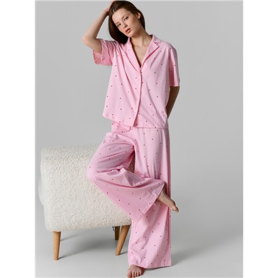 КОМПЛЕКТ ЖЕНСКИЙ (РУБАШКА, БРЮКИ) 592554