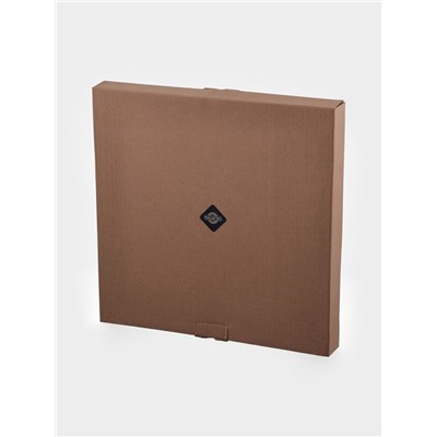 Тарелка Magistro «Грани», d=32.5, h=1.5 см, стекло, прозрачная