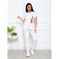 Футболка "Ледис" (Белый)