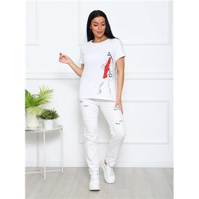 Футболка "Ледис" (Белый)