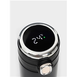 Термос, 420 мл, «Уникальность», сохраняет тепло 8 ч, с термометром